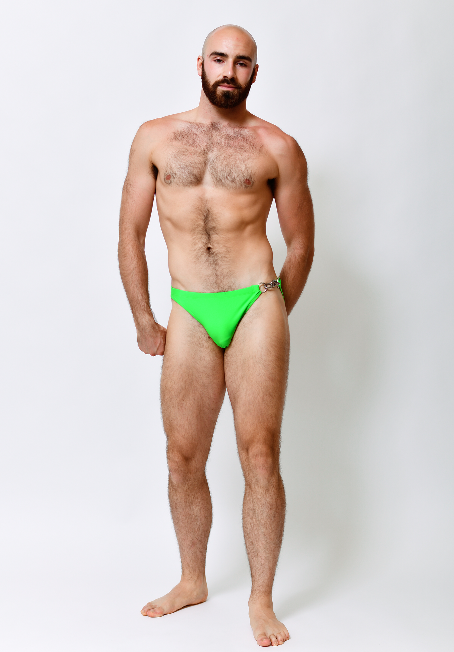 Havoc Chain Swim Brief - Green