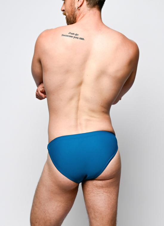 Twin Chain Brief - Teal Night