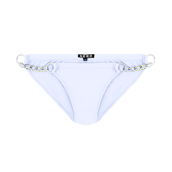 Twin Chain Swim Brief - White